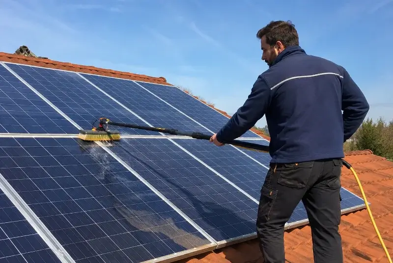 Nettoyage et entretien de panneaux solaires à Saint-Martin-de-Fraigneau